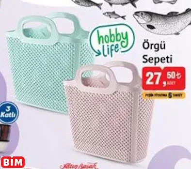 HOBBY LİFE ÖRGÜ SEPETİ HOBBY LİFE ÖRGÜ SEPETİ